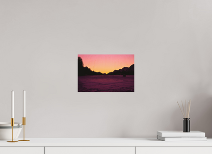 30 x 20 cm, Druck auf Holz Sils 12