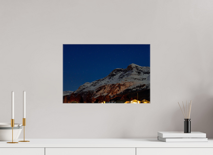45 x 30 cm, Fotoleinwand glänzend ohne Rahmen Sils 23