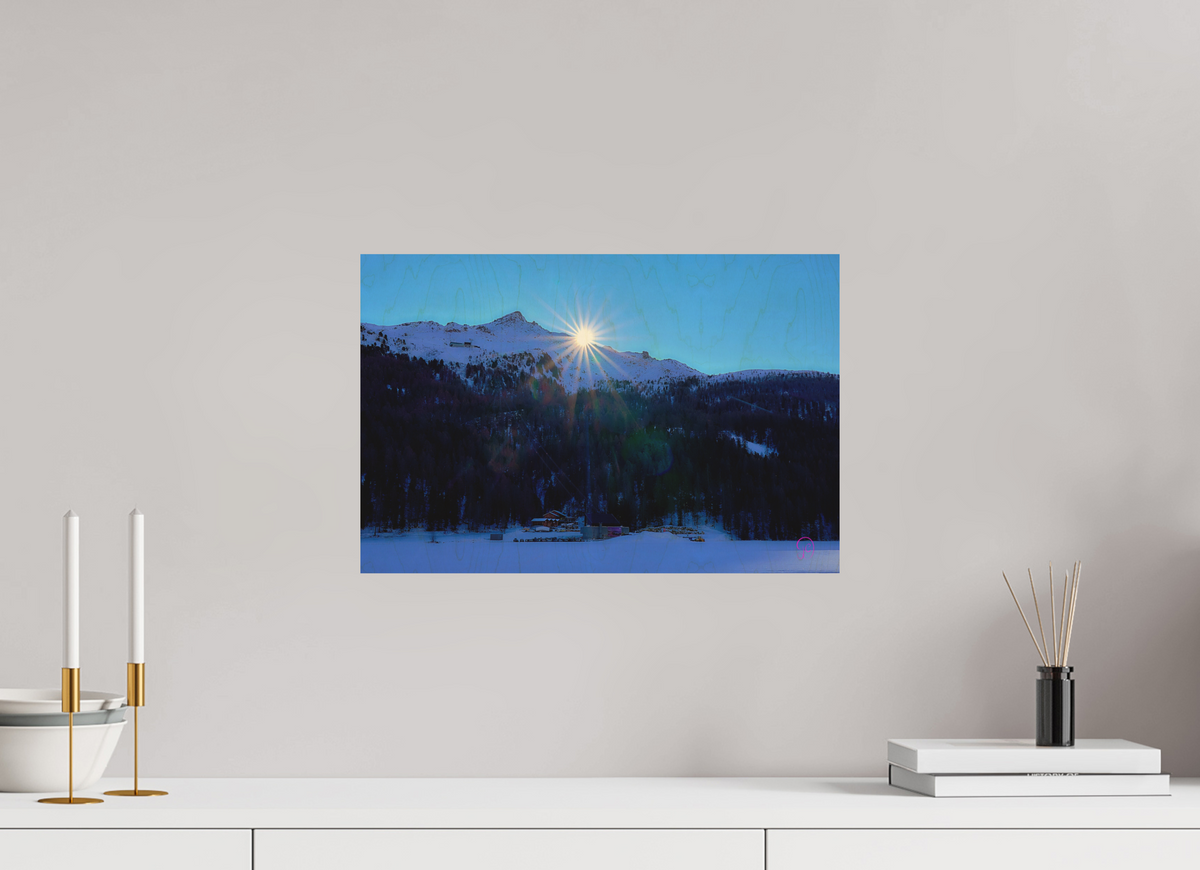 45 x 30 cm, Druck auf Holz Sils 10