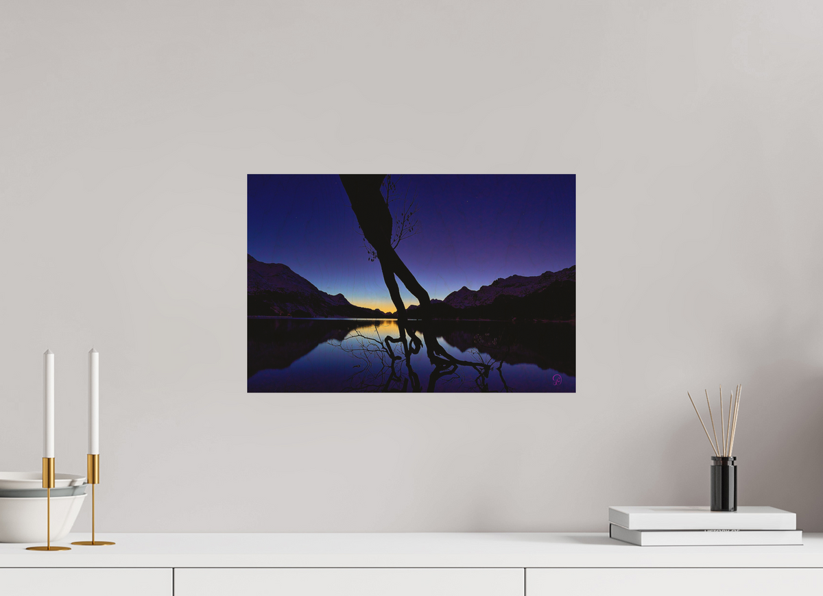 45 x 30 cm, Druck auf Holz Sils 17