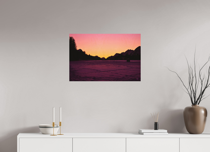 75 x 50 cm, Druck auf Holz Sils 12