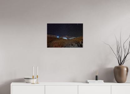 60 x 40 cm, Fotoleinwand glänzend ohne Rahmen Sils 26