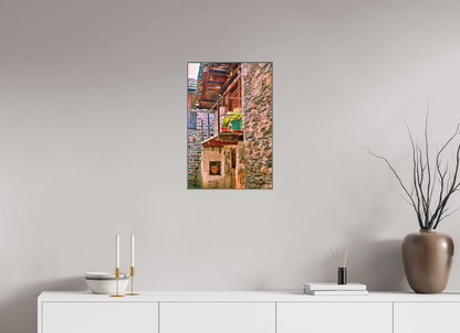 40 x 60 cm, Fine Art Box aquarell Papier,alu rahmen Val Bregaglia 5