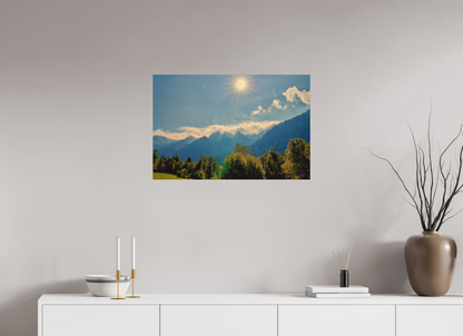 75 x 50 cm, Druck auf Holz Val Bregaglia 3