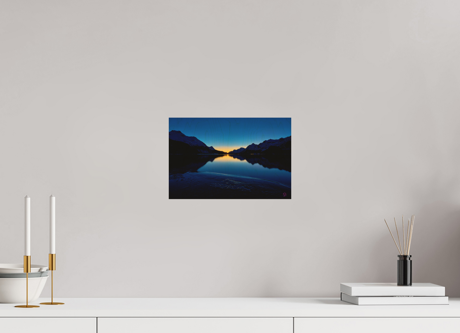 30 x 20 cm, Druck auf Holz Sils 15