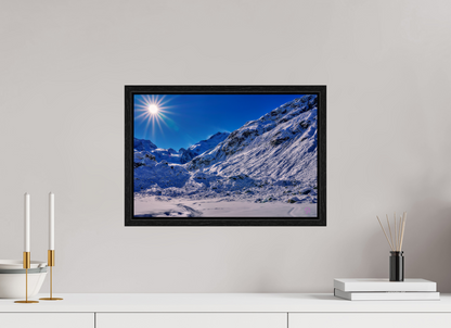 45 x 30 cm, Floater Frame Morteratsch 12