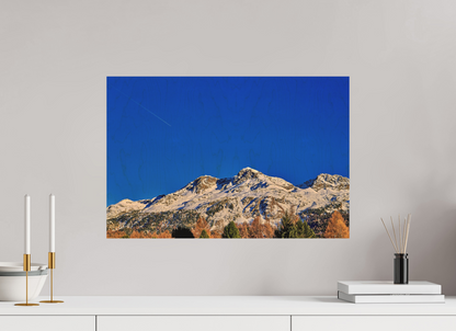 60 x 40 cm, Druck auf Holz Sils 2