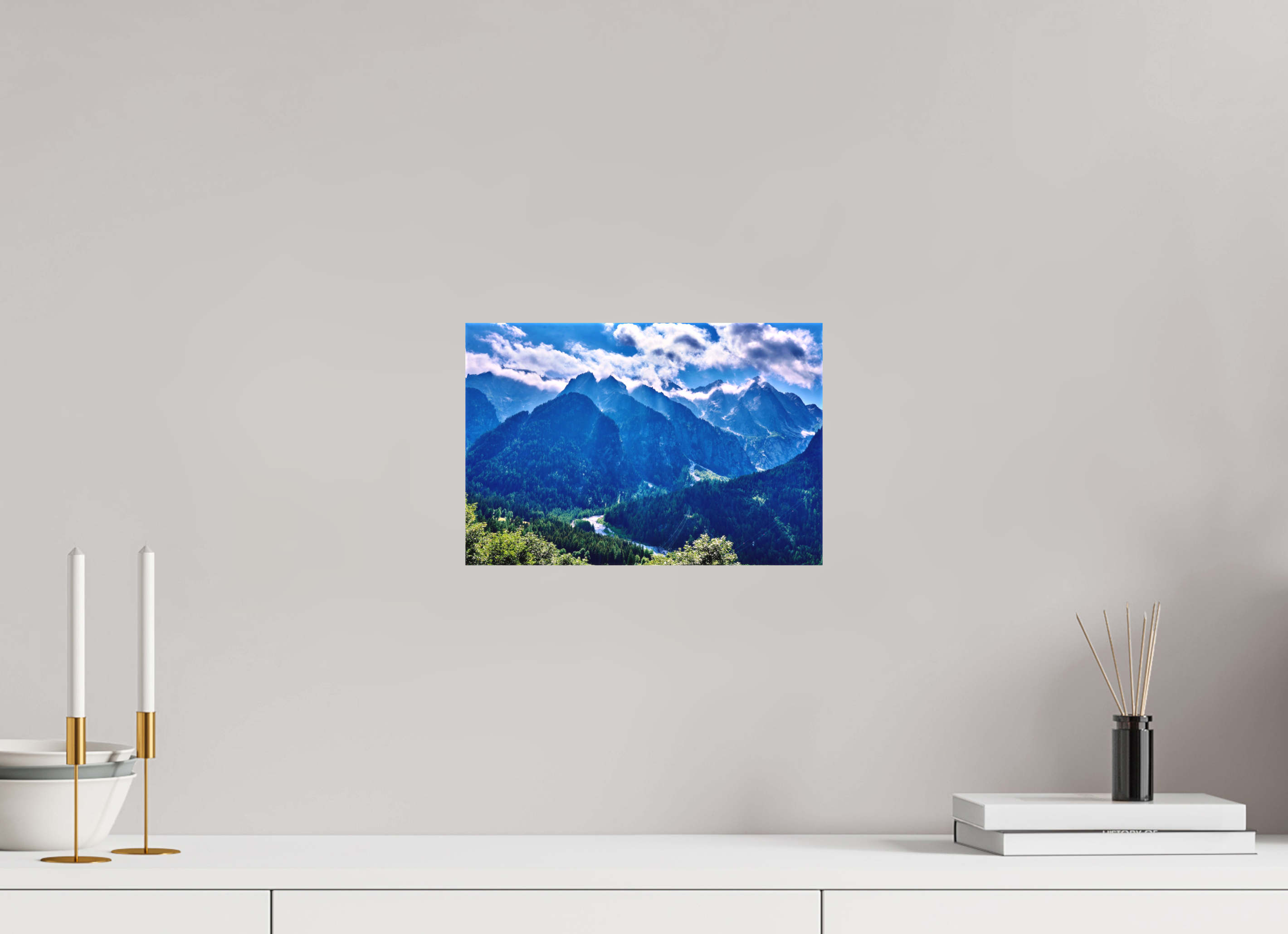 30 x 20 cm, Leinwand Textil Val Bregaglia 2