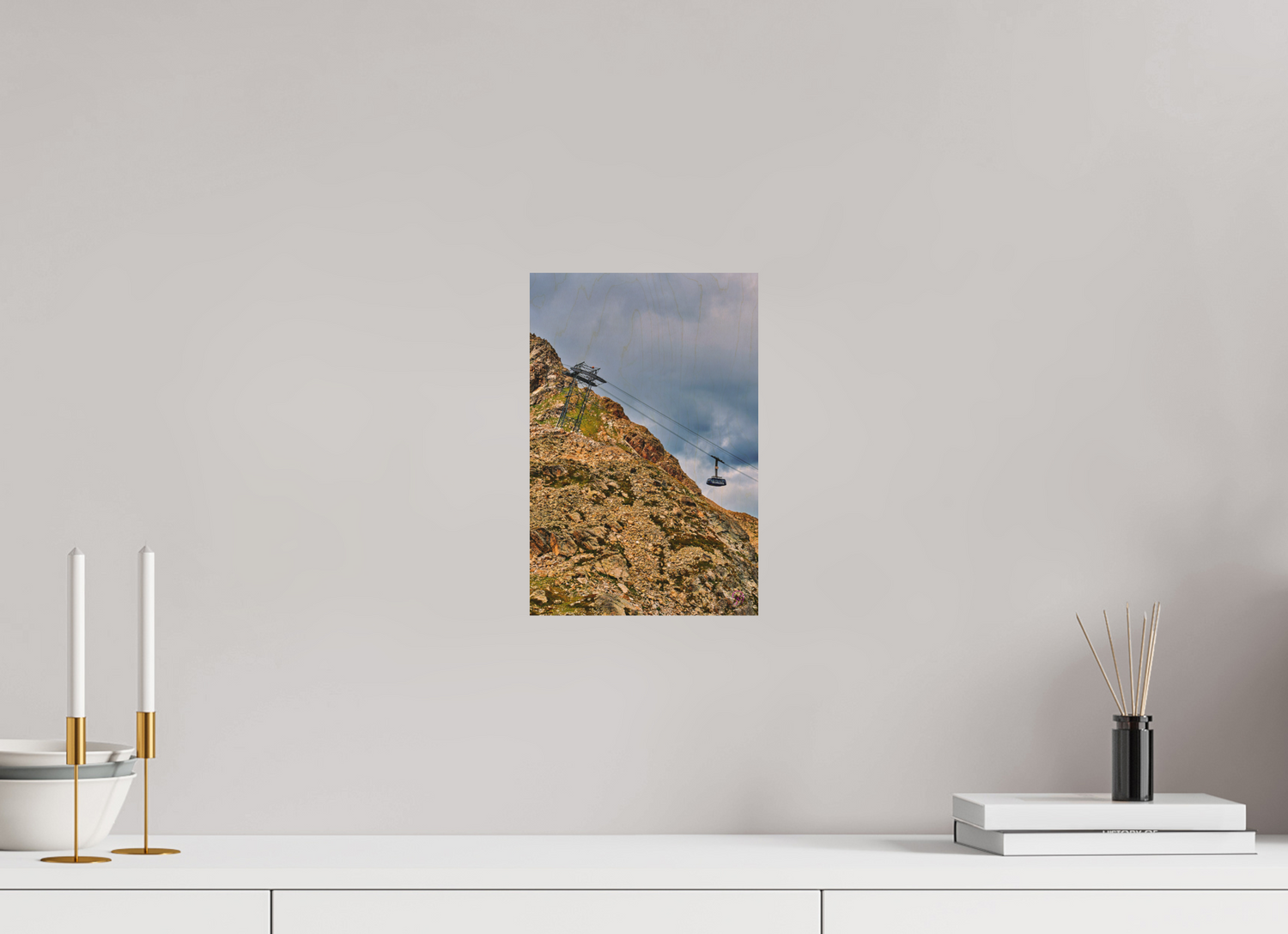 20 x 30 cm, Druck auf Holz Diavolezza 9