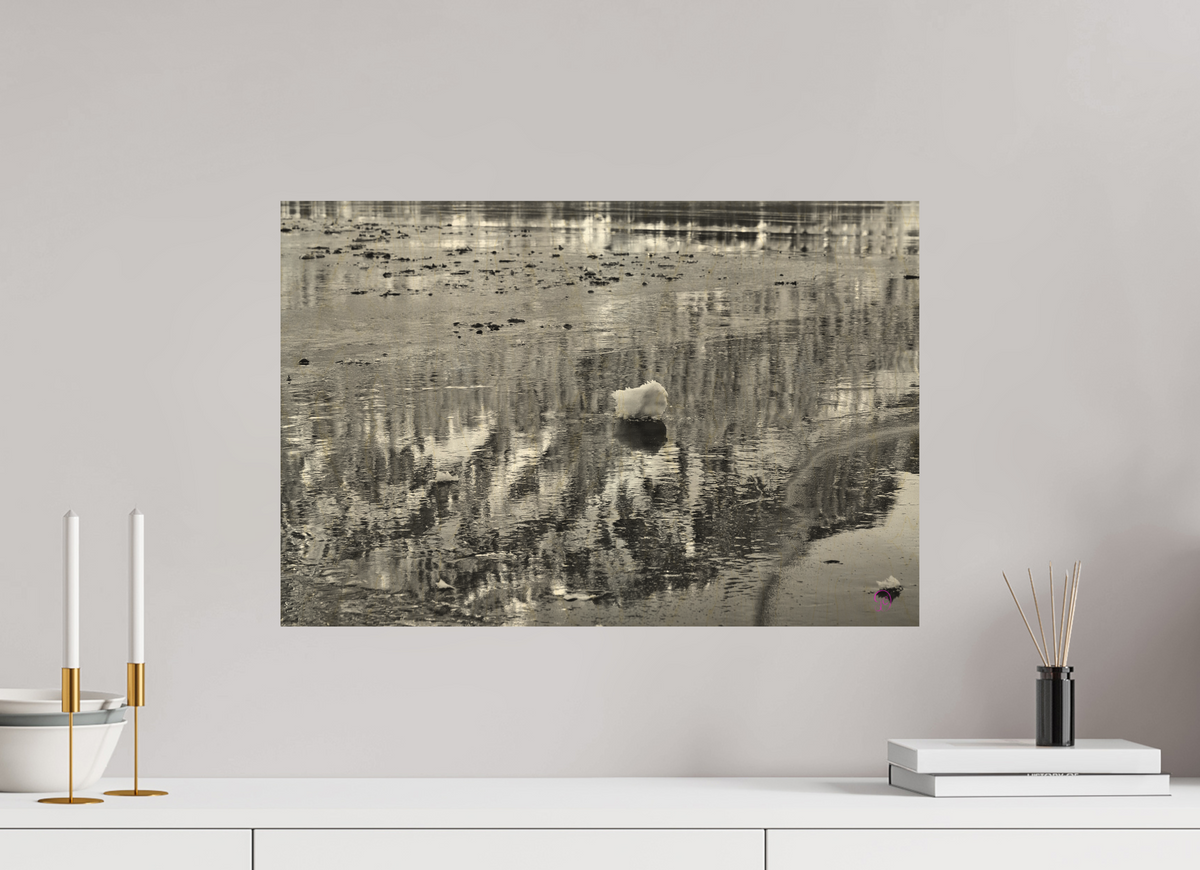 60 x 40 cm, Druck auf Holz Sils 5