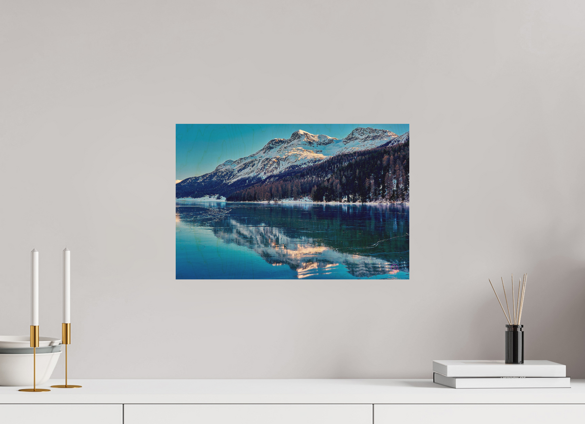 45 x 30 cm, Druck auf Holz Sils 4