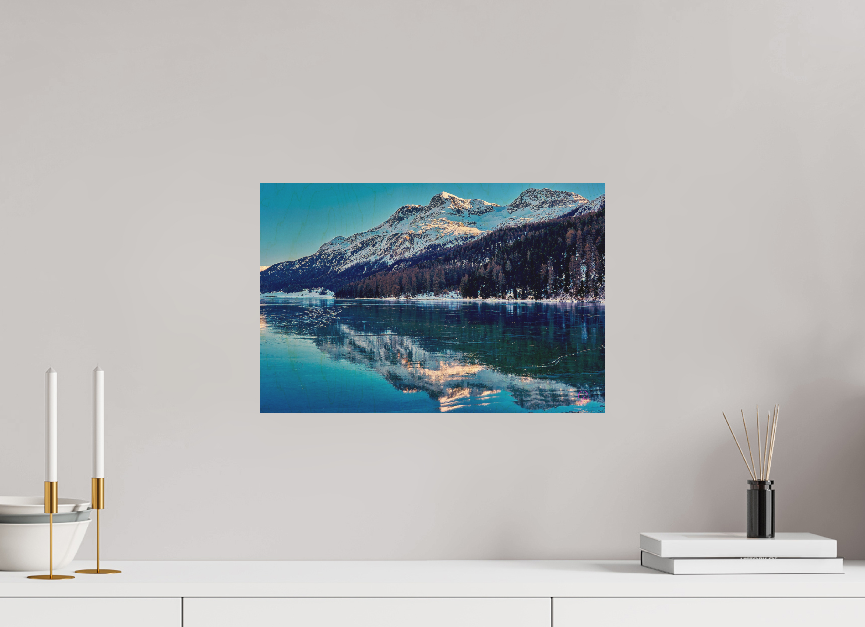 45 x 30 cm, Druck auf Holz Sils 4