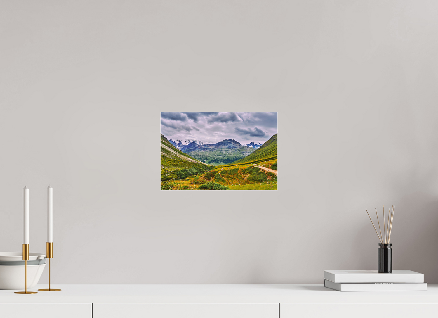 30 x 20 cm, Photo Print Under Acrylic Glass Diavolezza 2