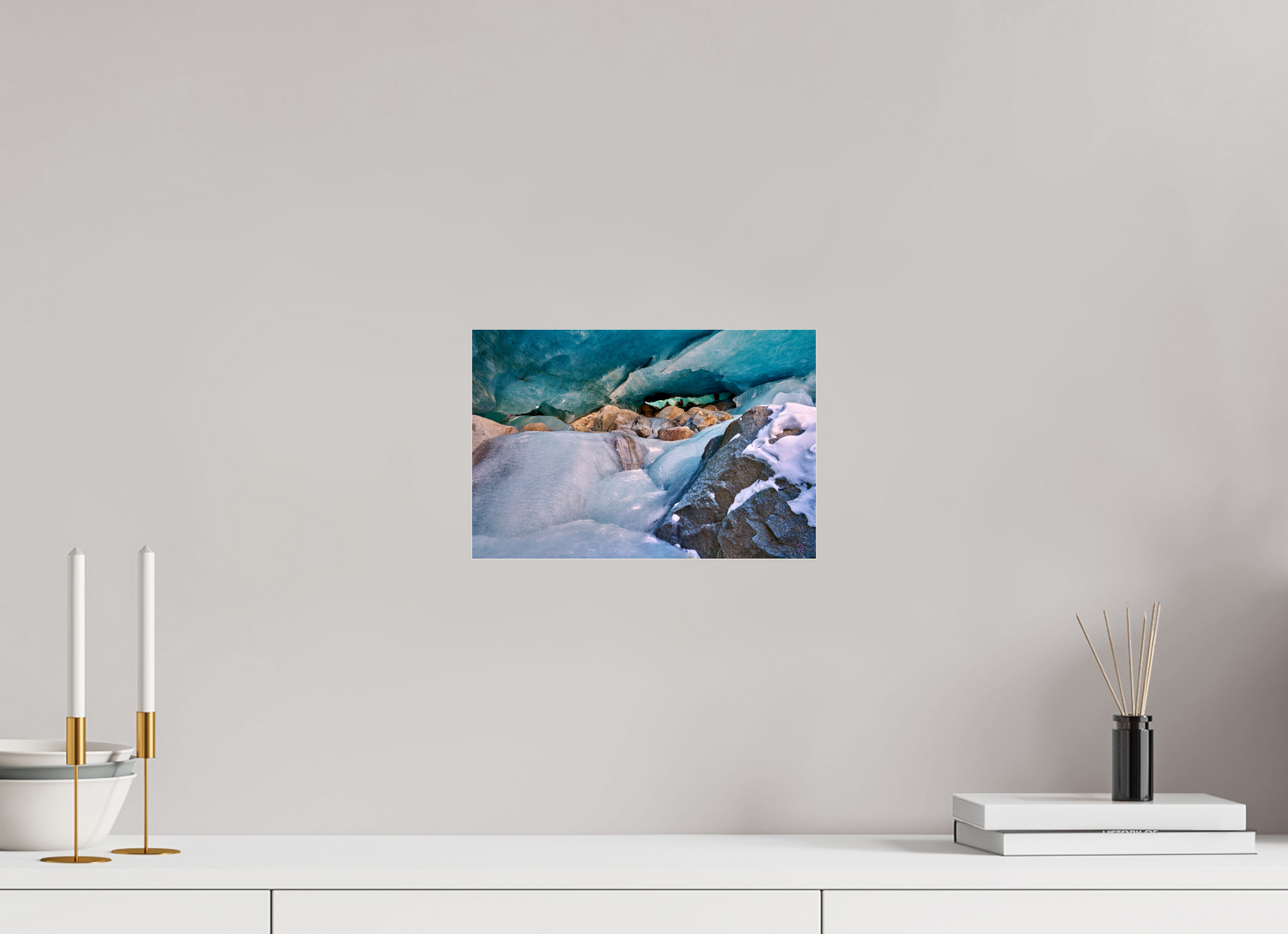 30 x 20 cm, Photo Print Under Acrylic Glass Morteratsch 3