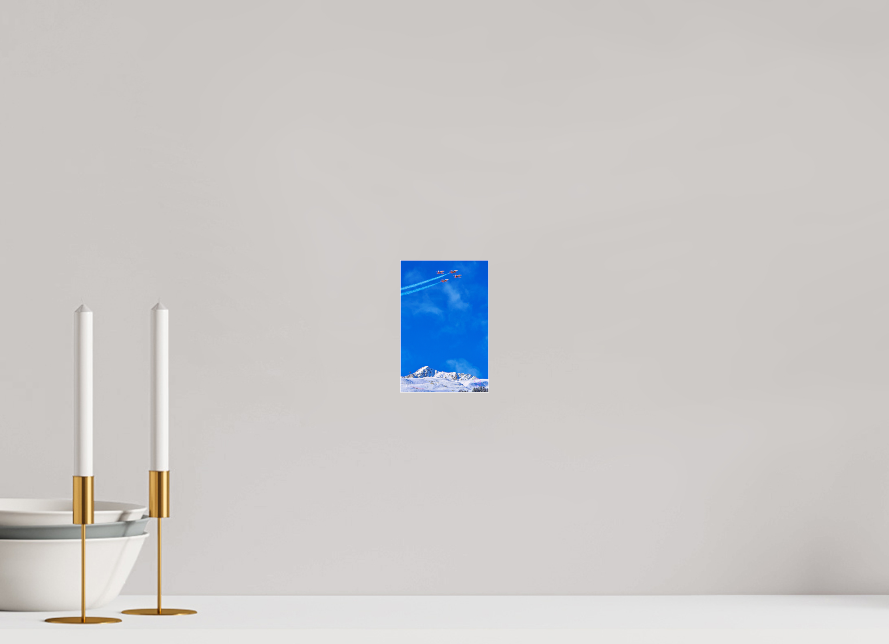 10 x 15 cm, Photo Print Under Acrylic Glass Patrouille Suisse 6