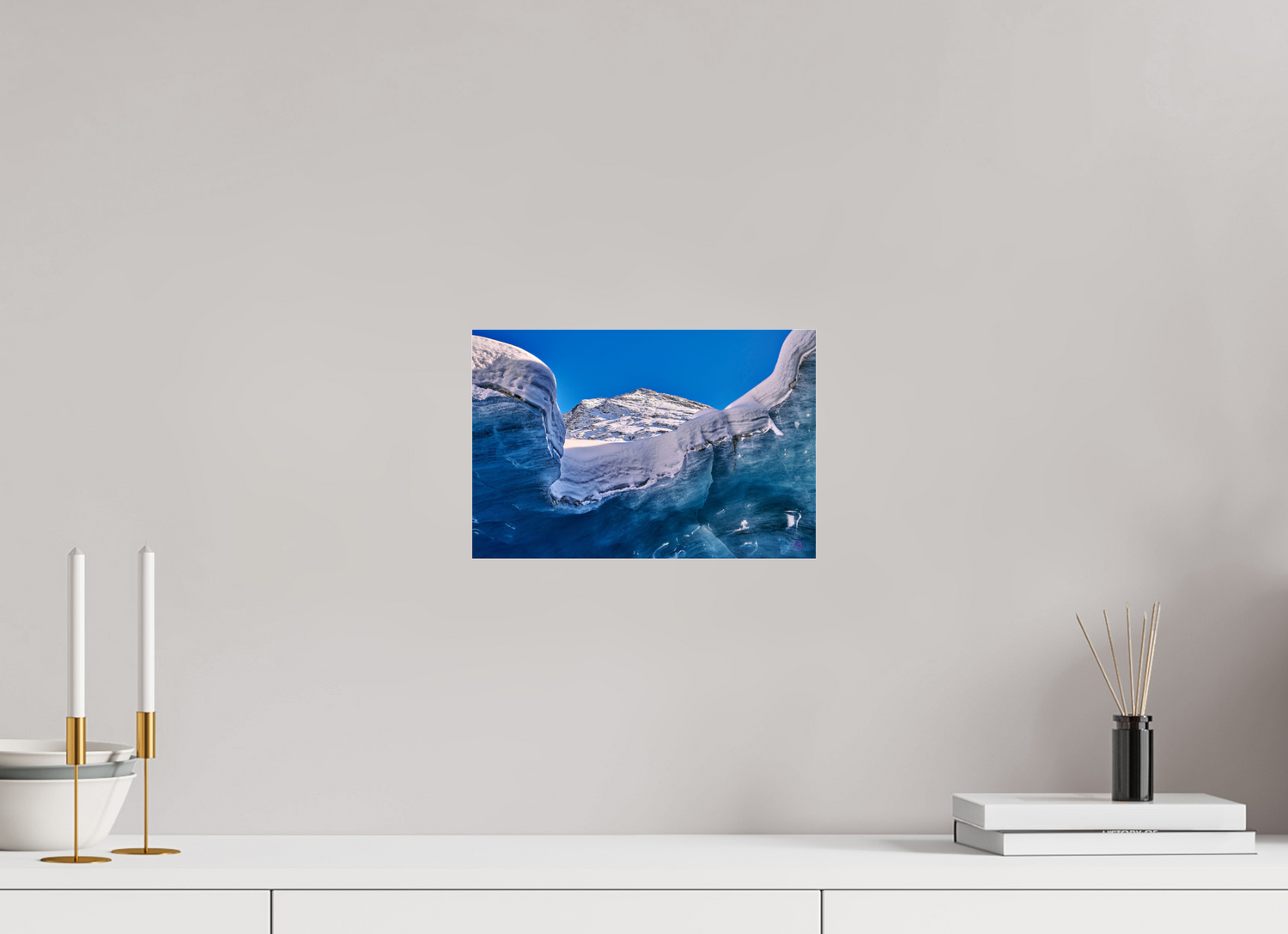 30 x 20 cm, Photo Print Under Acrylic Glass Morteratsch 11
