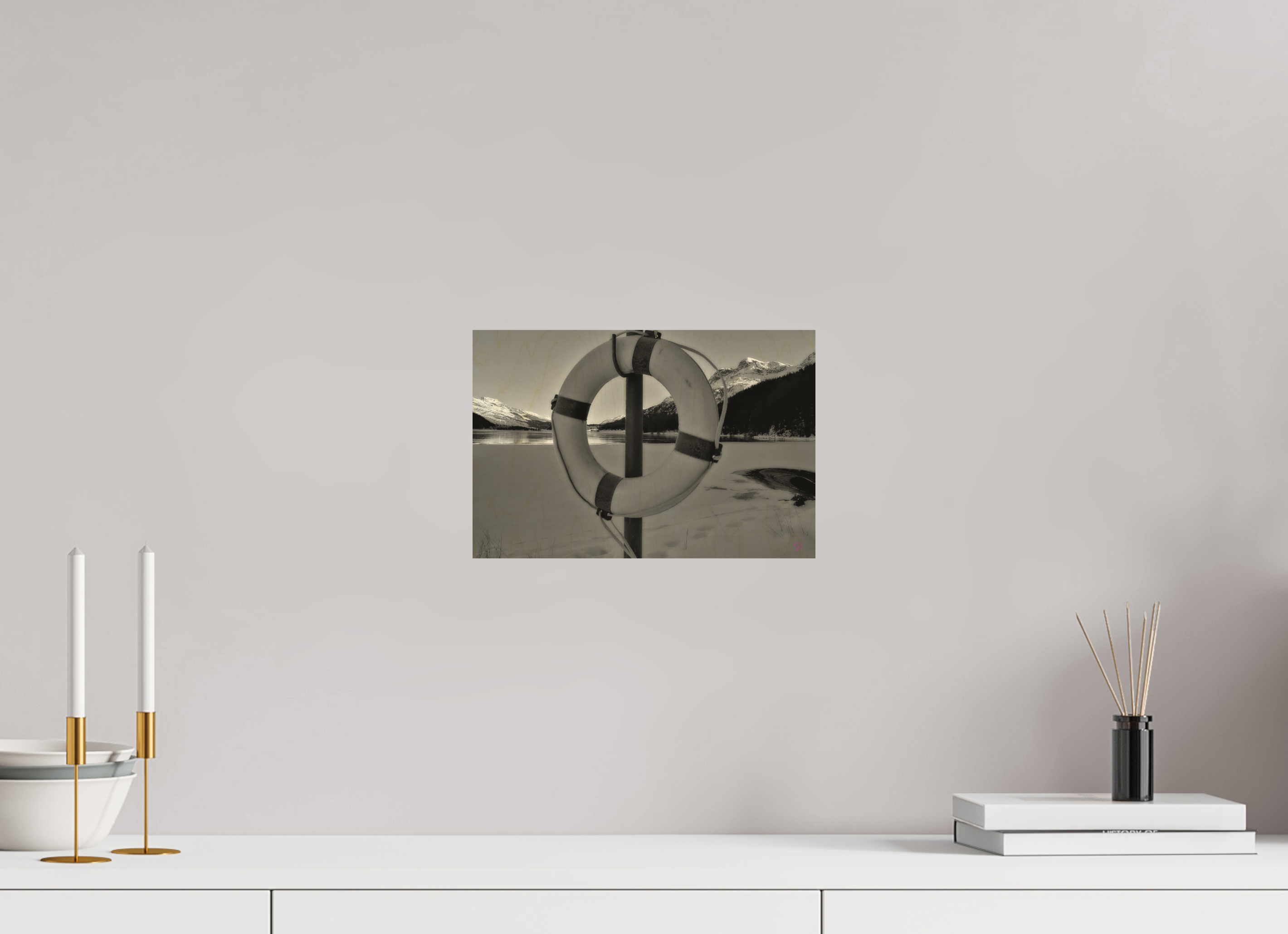 30 x 20 cm, Druck auf Holz Sils 3