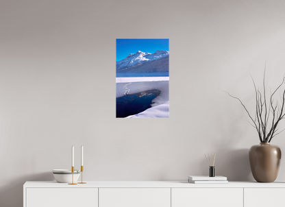 40 x 60 cm, Fotoleinwand glänzend ohne Rahmen Sils 30