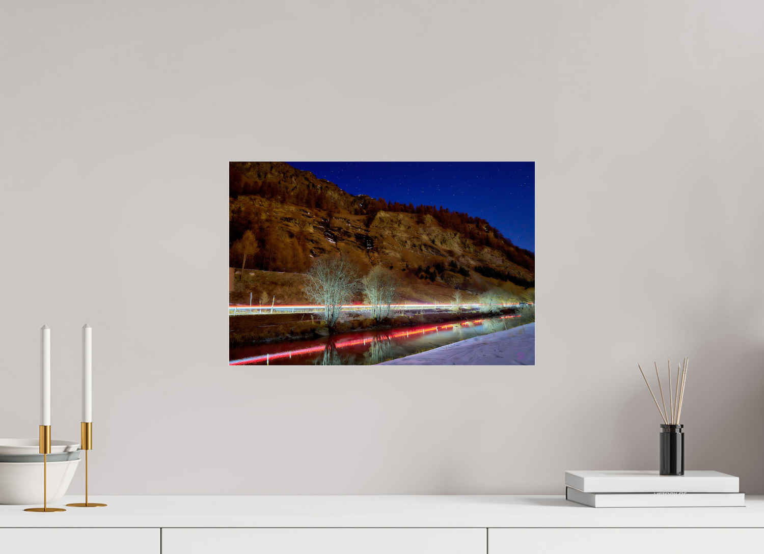 45 x 30 cm, Photo Print Under Acrylic Glass Sils 24