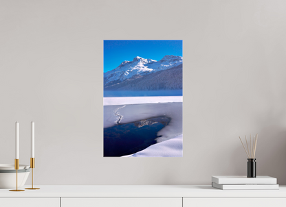 30 x 45 cm, Fotoleinwand glänzend ohne Rahmen Sils 30