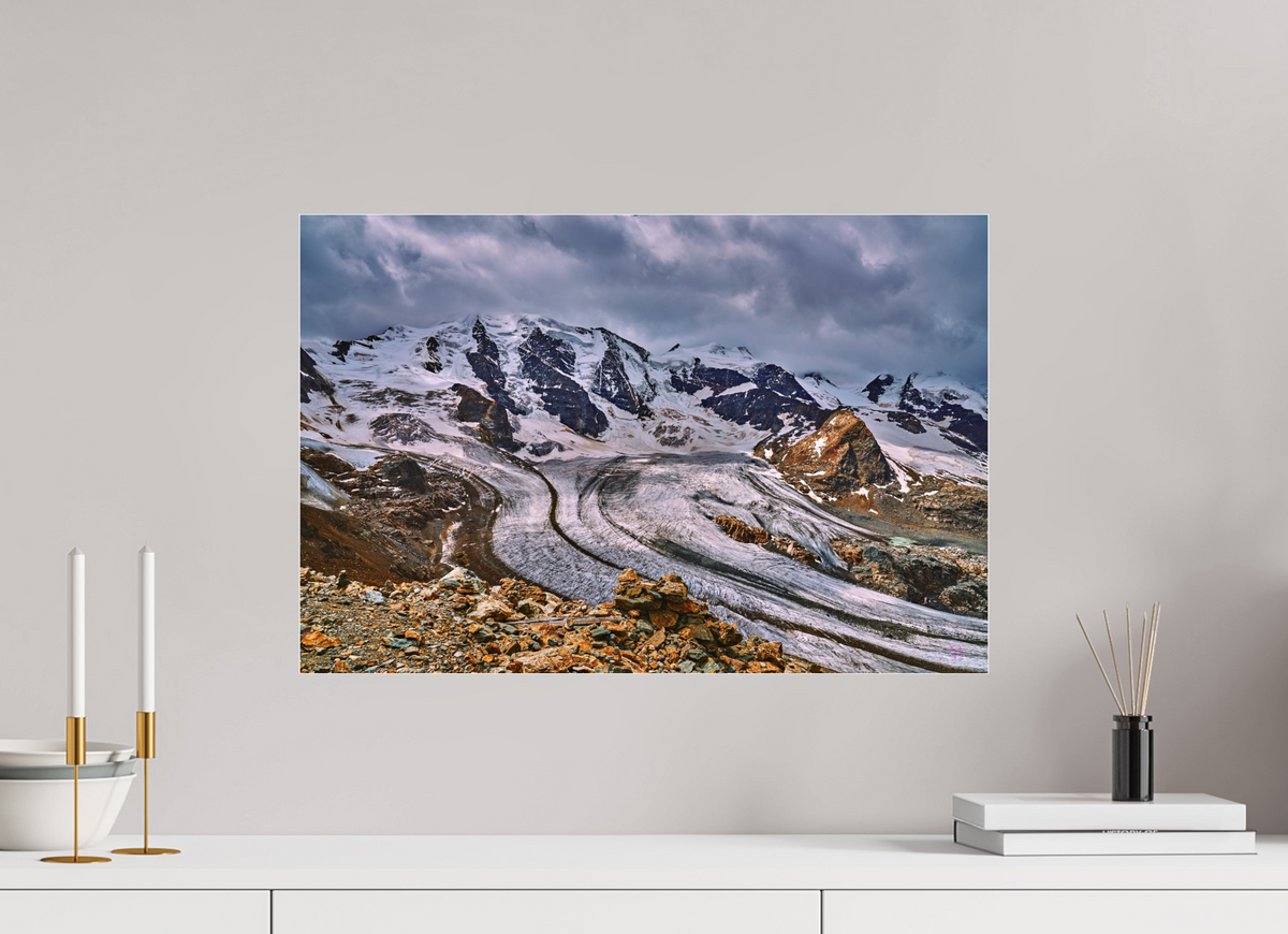 60 x 40 cm, Photo Print Under Acrylic Glass Diavolezza 4