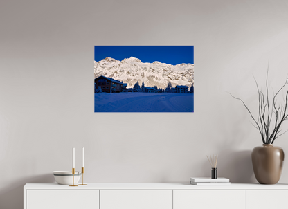 75 x 50 cm, Fotoleinwand glänzend ohne Rahmen Sils 28