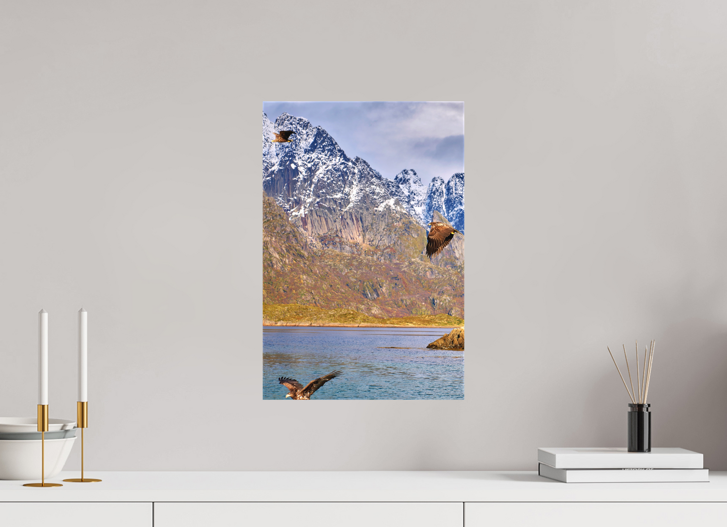 30 x 45 cm, Leinwand Textil Sea Eagle 5