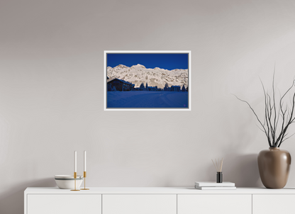 60 x 40 cm, Pigmentdruck,Acryl,Schattenrahmen weiss Sils 28