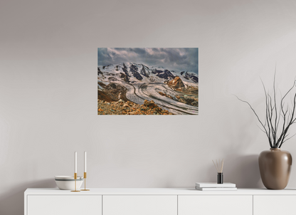 75 x 50 cm, Druck auf Holz Diavolezza 4
