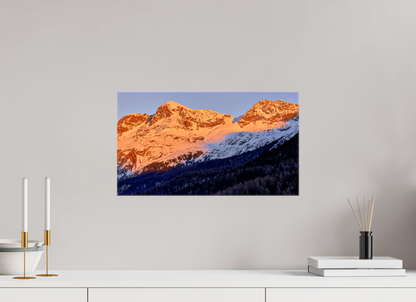 48 x 27 cm, Fotoleinwand glänzend ohne Rahmen Sils 11