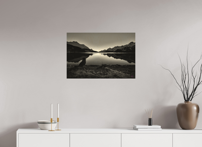 75 x 50 cm, Druck auf Holz Sils 16