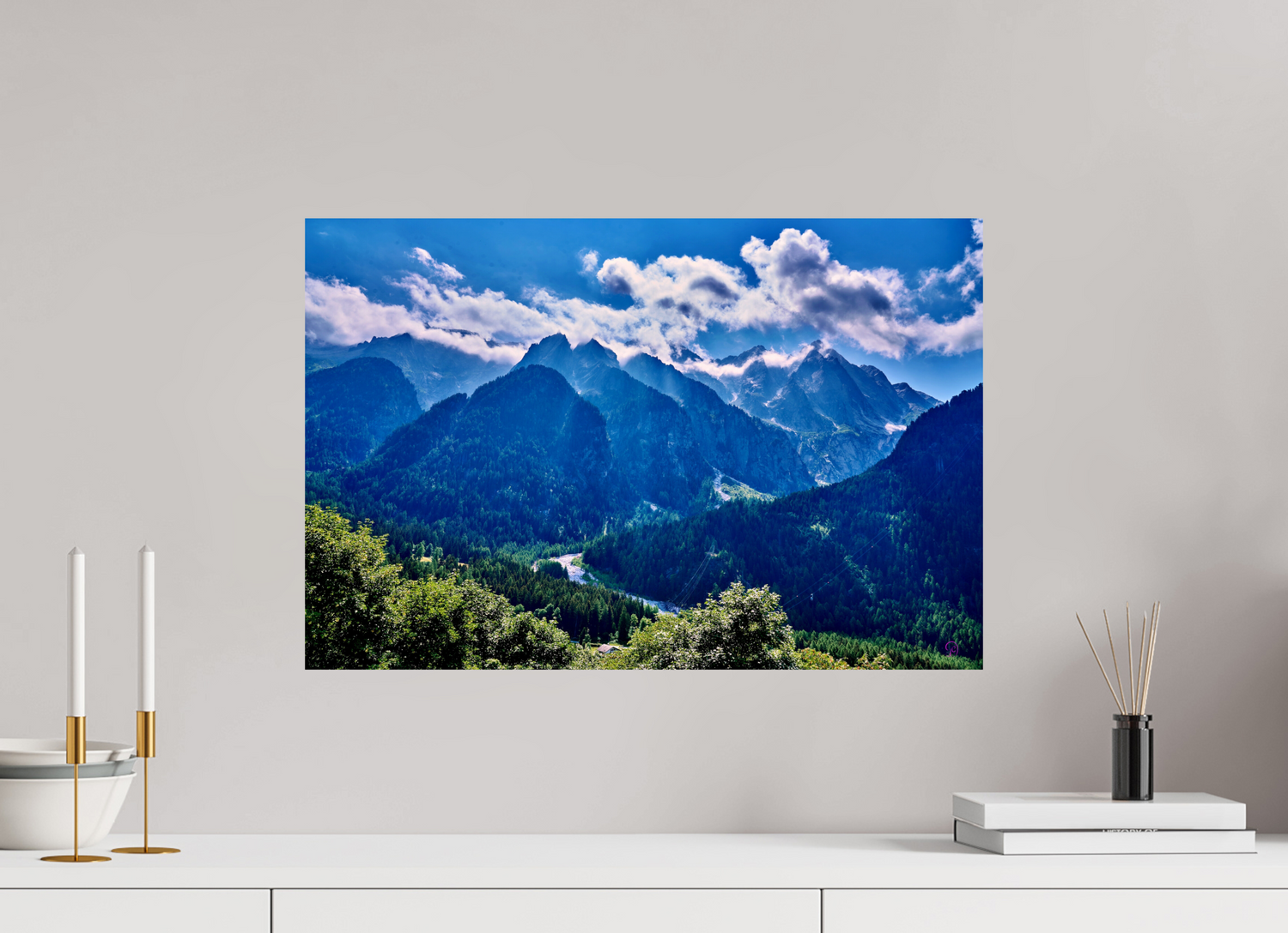 60 x 40 cm, Photo Print On Fuji Crystal DP II Val Bregaglia 2