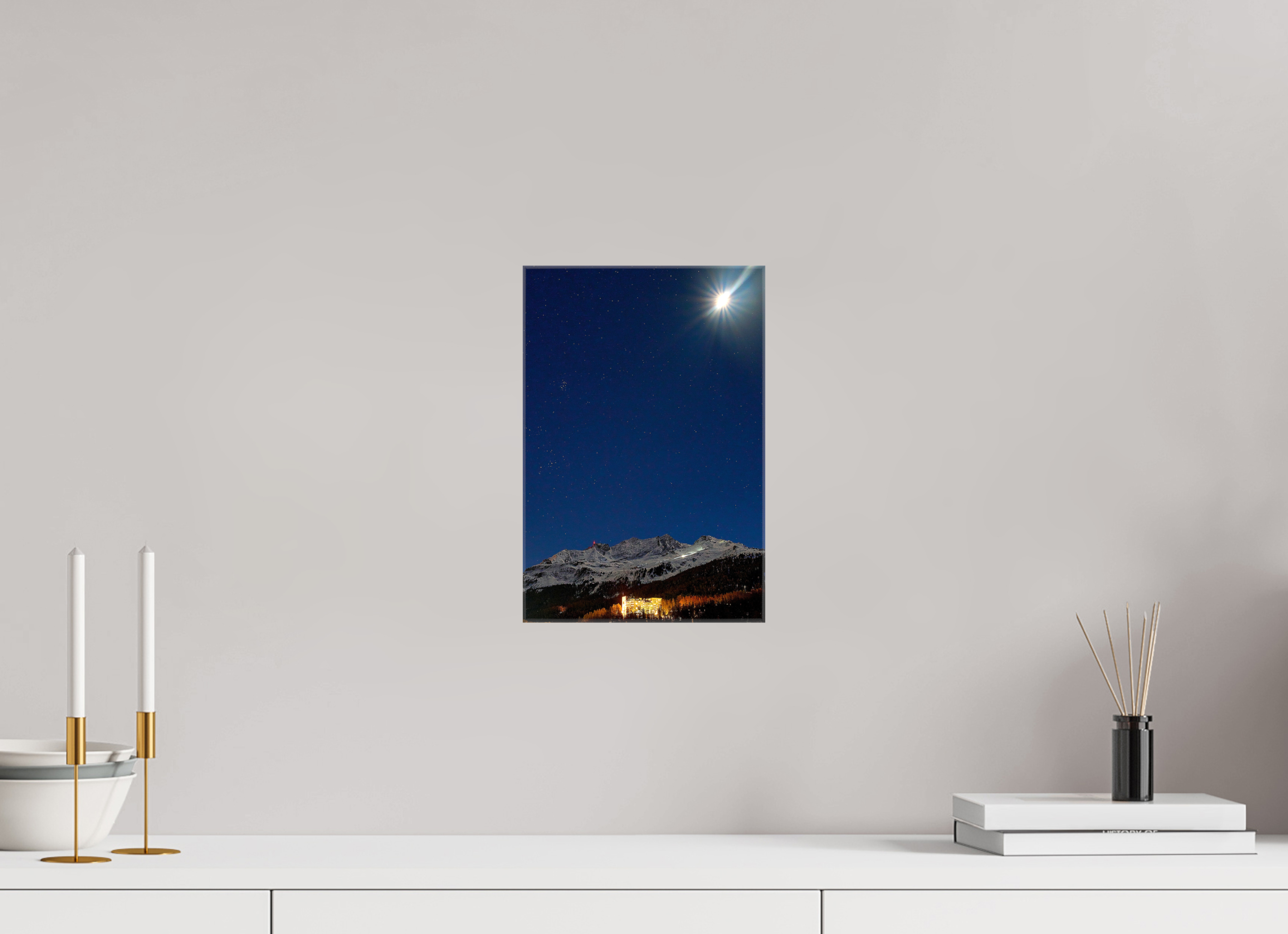 20 x 30 cm, Fotoleinwand glänzend ohne Rahmen Sils 21