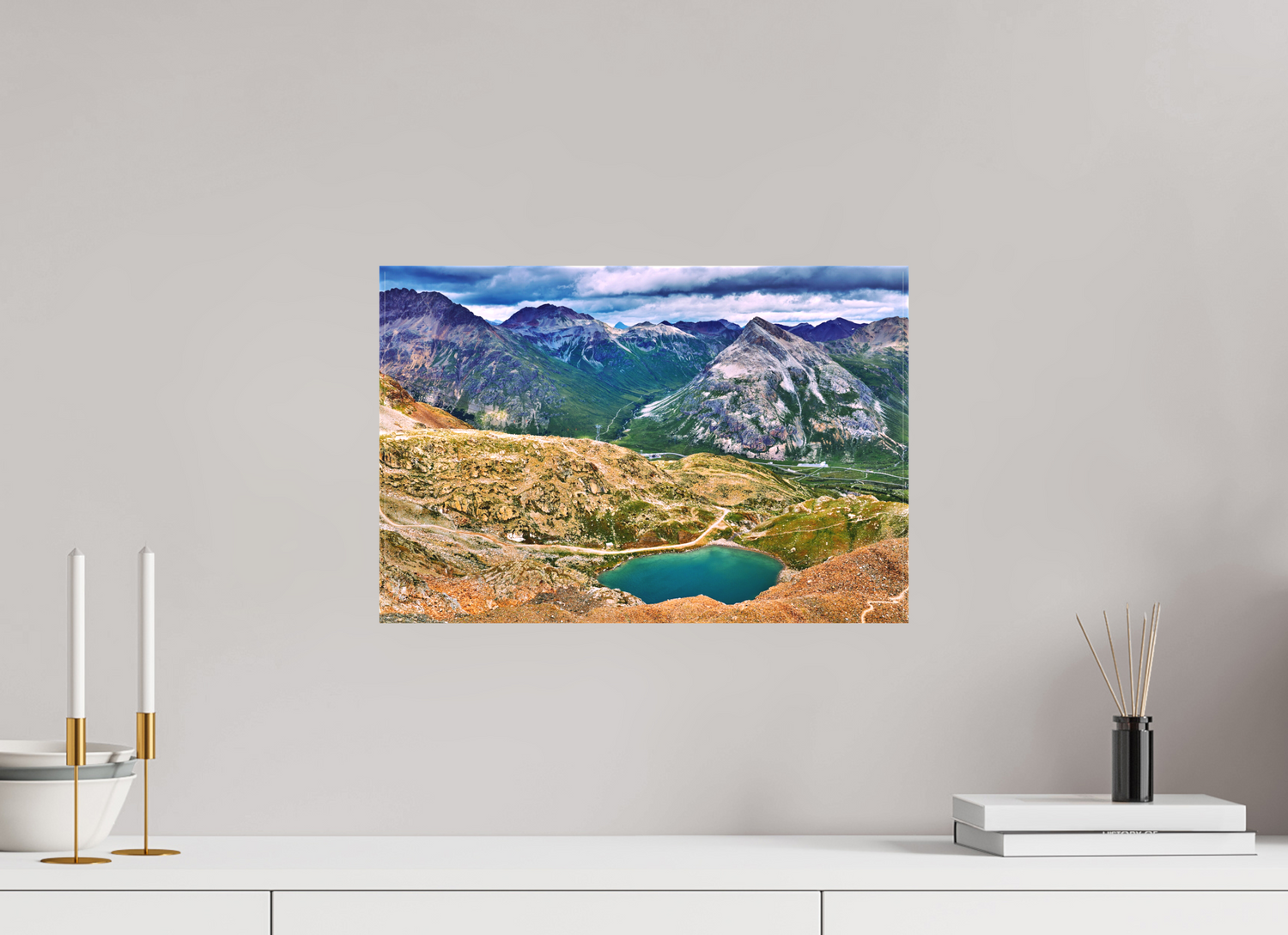 45 x 30 cm, Leinwand Textil Diavolezza 6