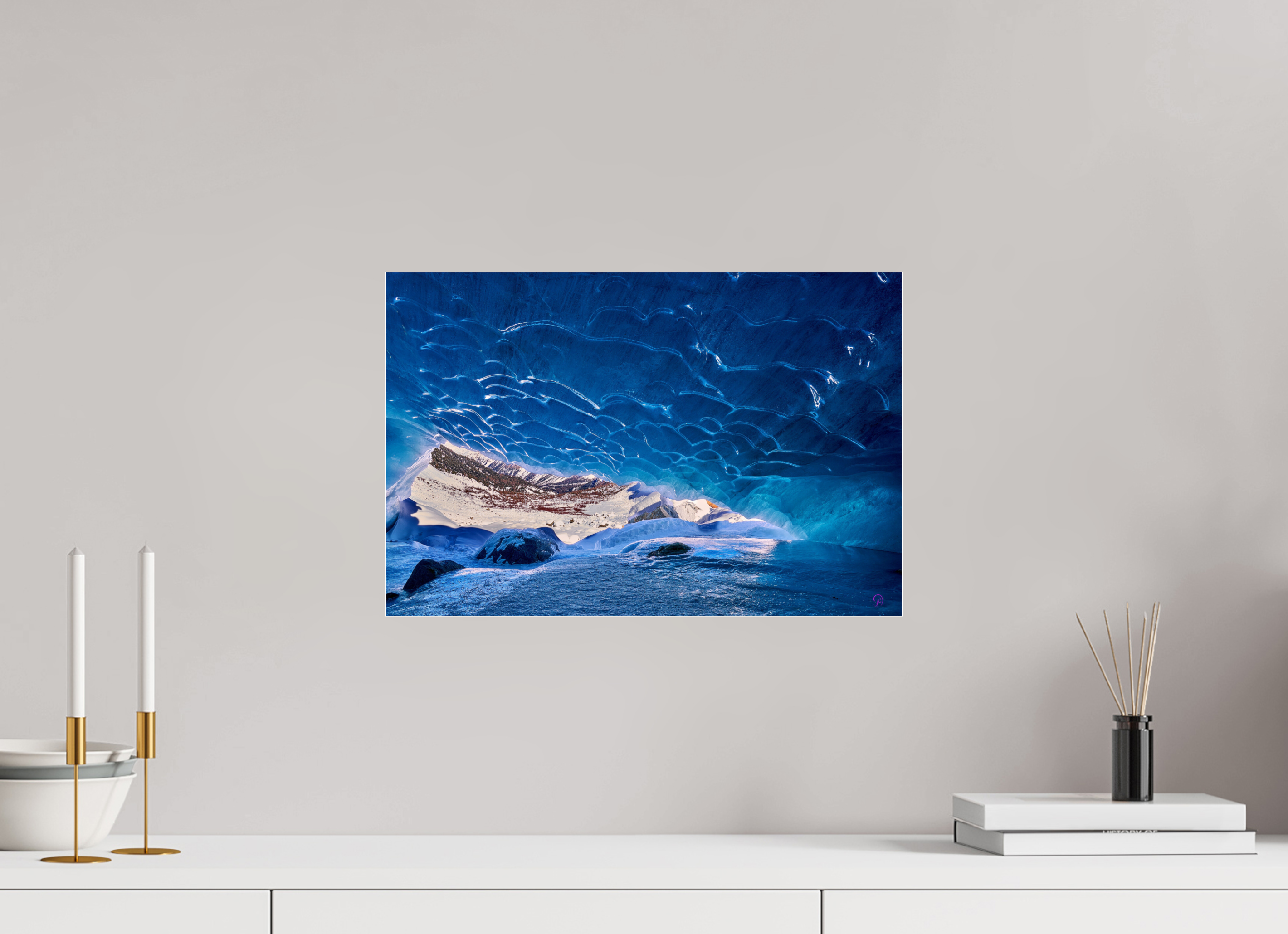 45 x 30 cm, Photo Print Under Acrylic Glass Morteratsch 4