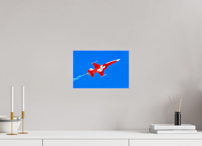 30 x 20 cm, Fotoleinwand glänzend ohne Rahmen Patrouille Suisse 4
