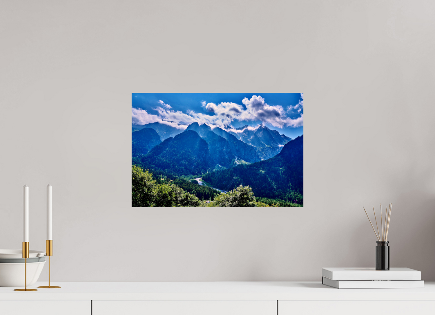 45 x 30 cm, Photo Print On Fuji Crystal DP II Val Bregaglia 2