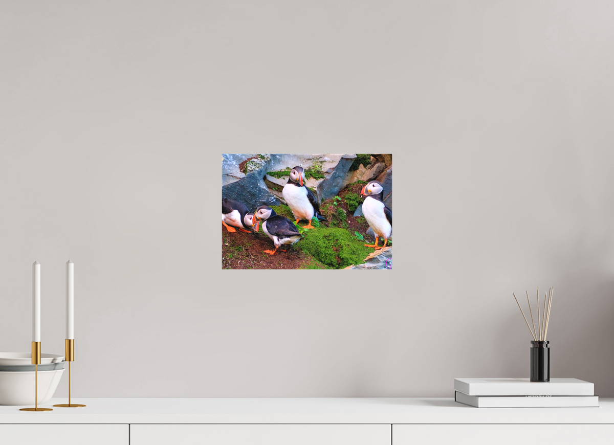 30 x 20 cm, Leinwand Textil Puffin 9