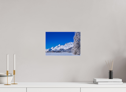 30 x 20 cm, Fotoleinwand glänzend ohne Rahmen Sils 31