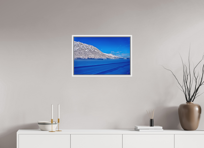 60 x 40 cm, Pigmentdruck,Acryl,Schattenrahmen weiss Sils 29