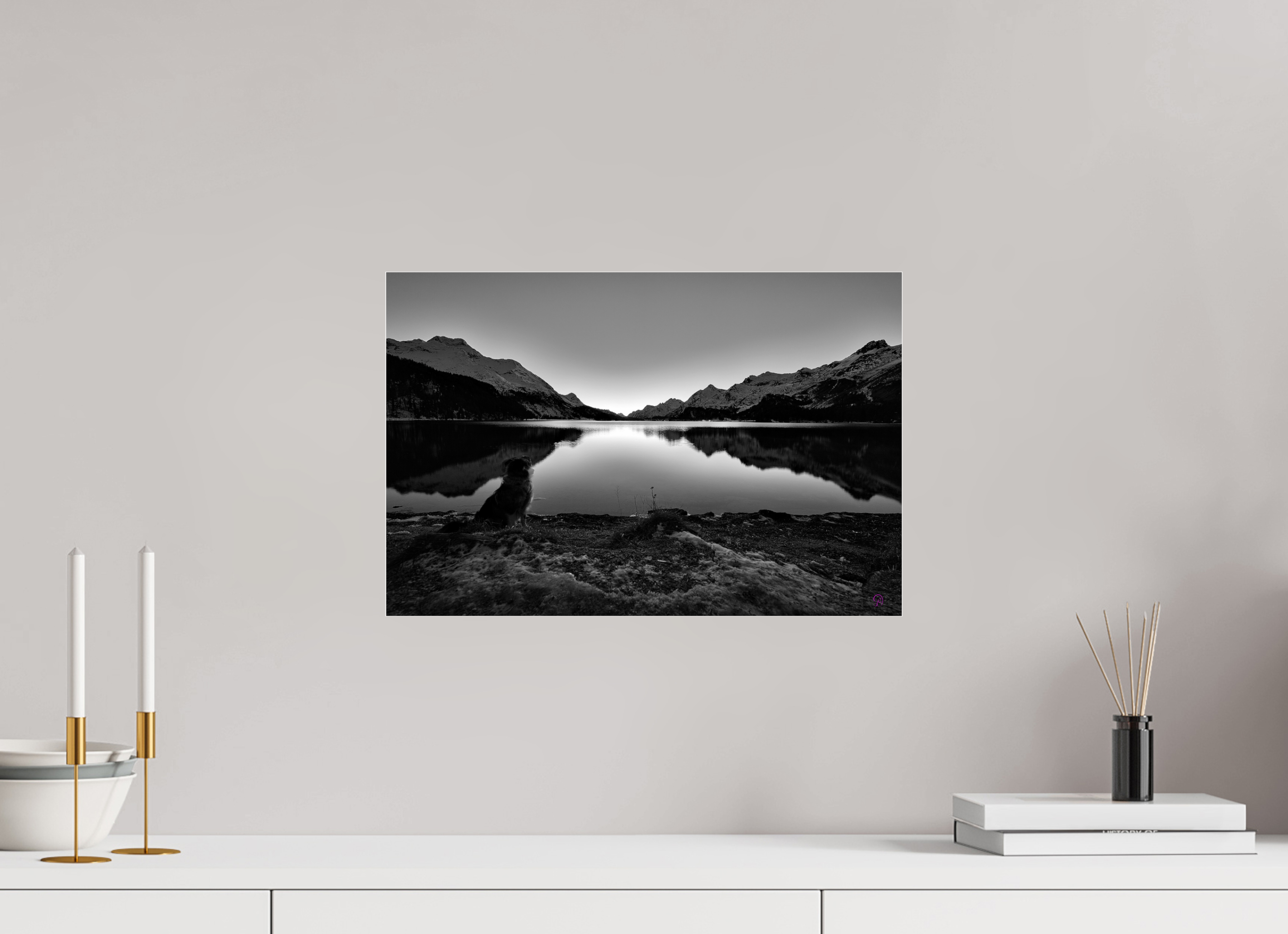 45 x 30 cm, Photo Print Under Acrylic Glass Sils 16