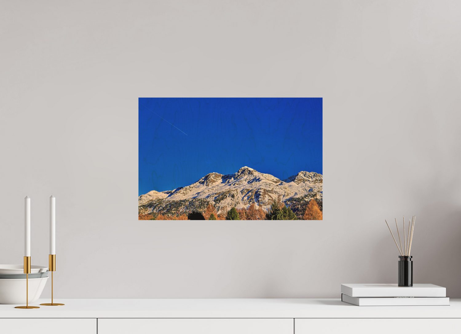 45 x 30 cm, Druck auf Holz Sils 2