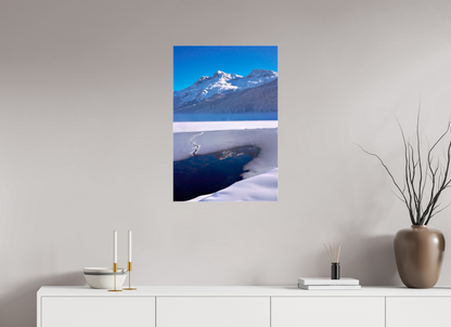 50 x 75 cm, Fotoleinwand glänzend ohne Rahmen Sils 30
