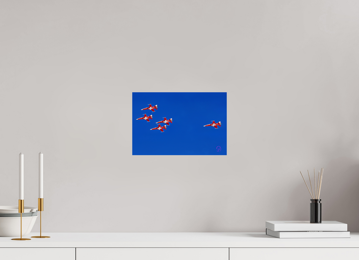 30 x 20 cm, Photo Print On Fuji Crystal DP II Patrouille Suisse 1
