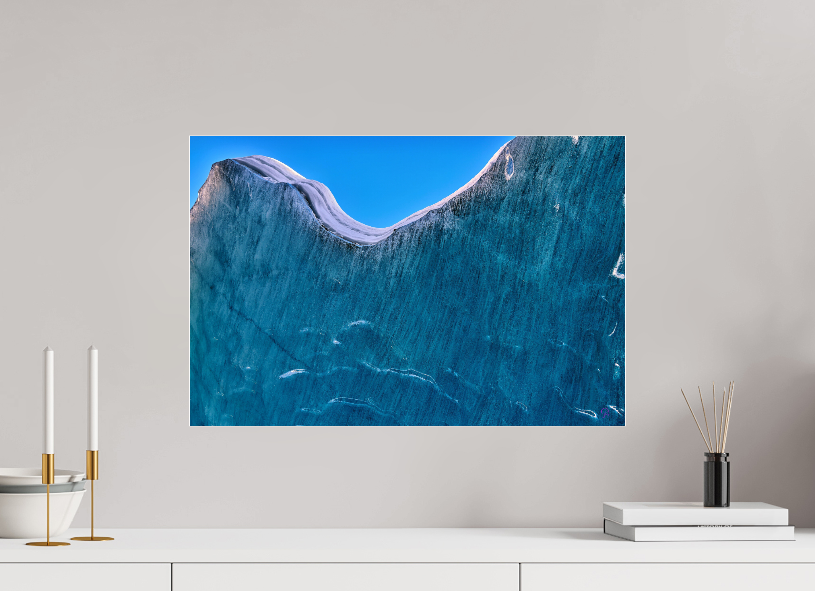 60 x 40 cm, Photo Print Under Acrylic Glass Morteratsch 5