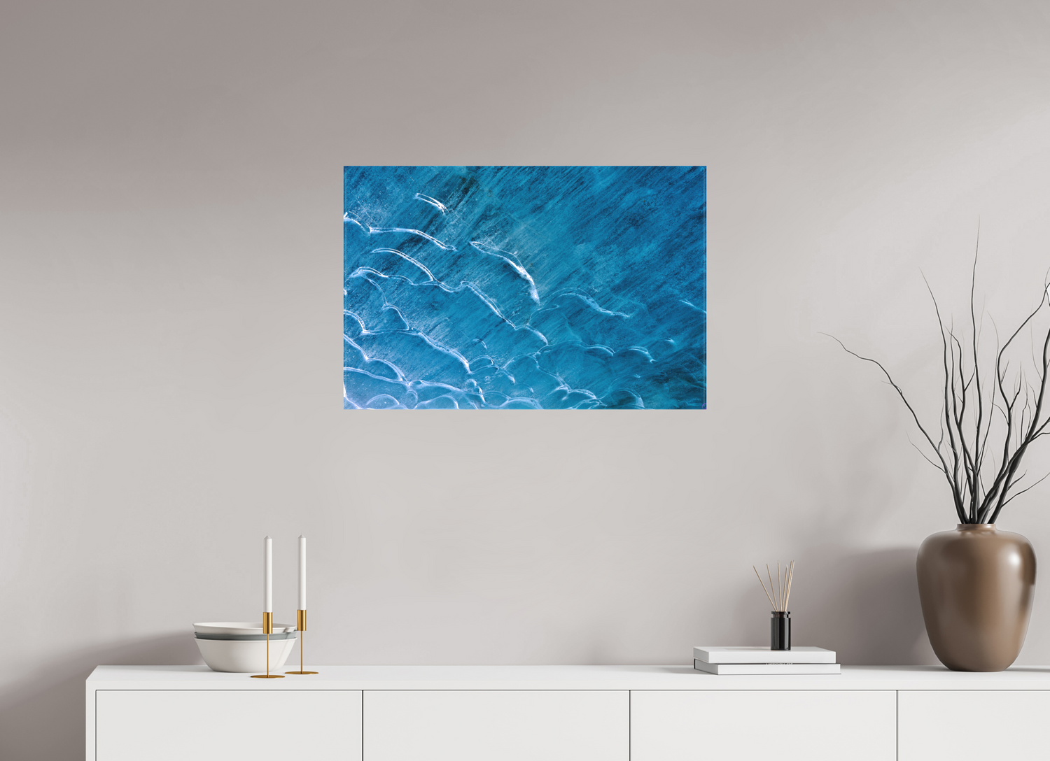 75 x 50 cm, Leinwand Textil Morteratsch 2