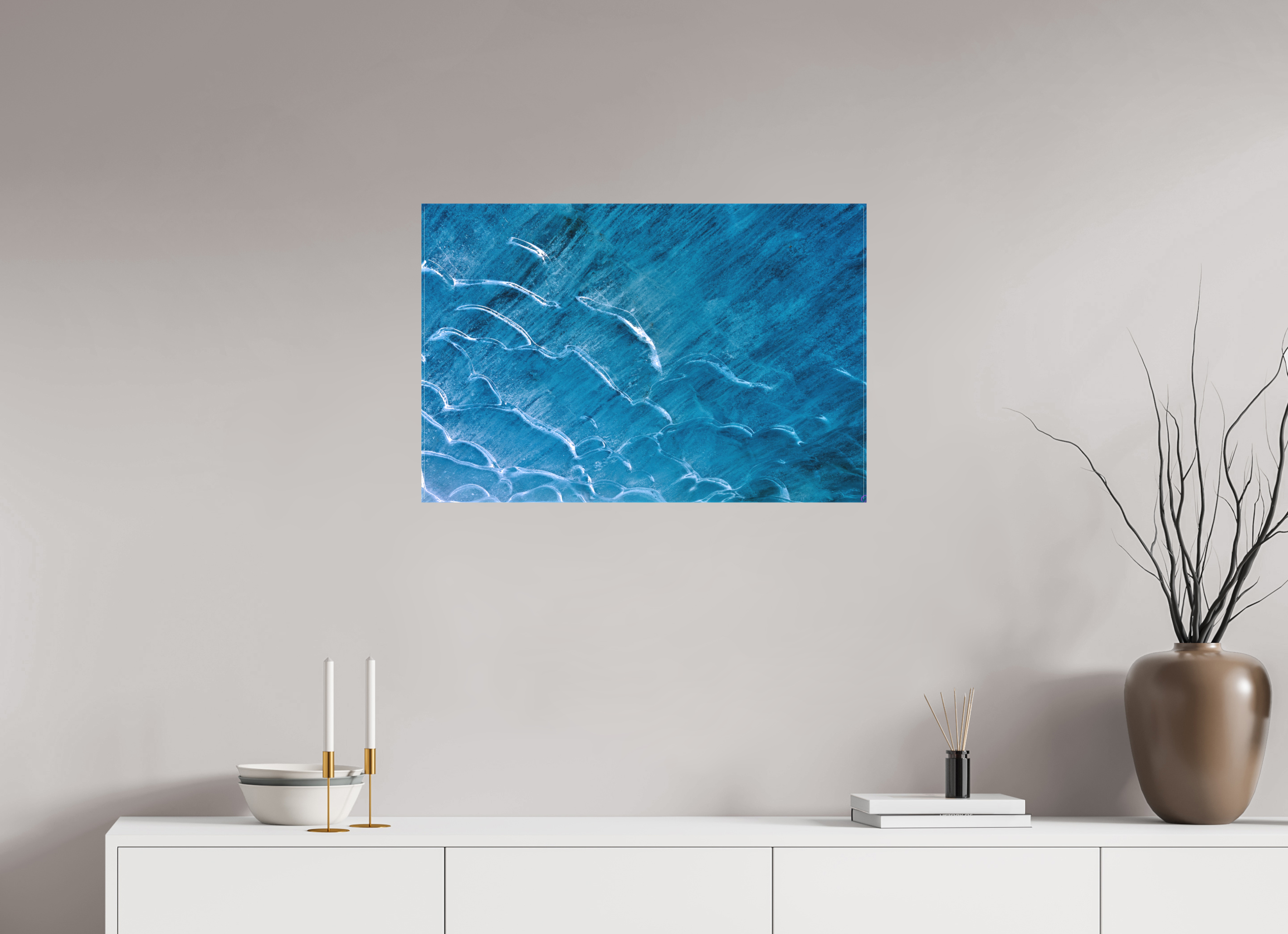 75 x 50 cm, Leinwand Textil Morteratsch 2