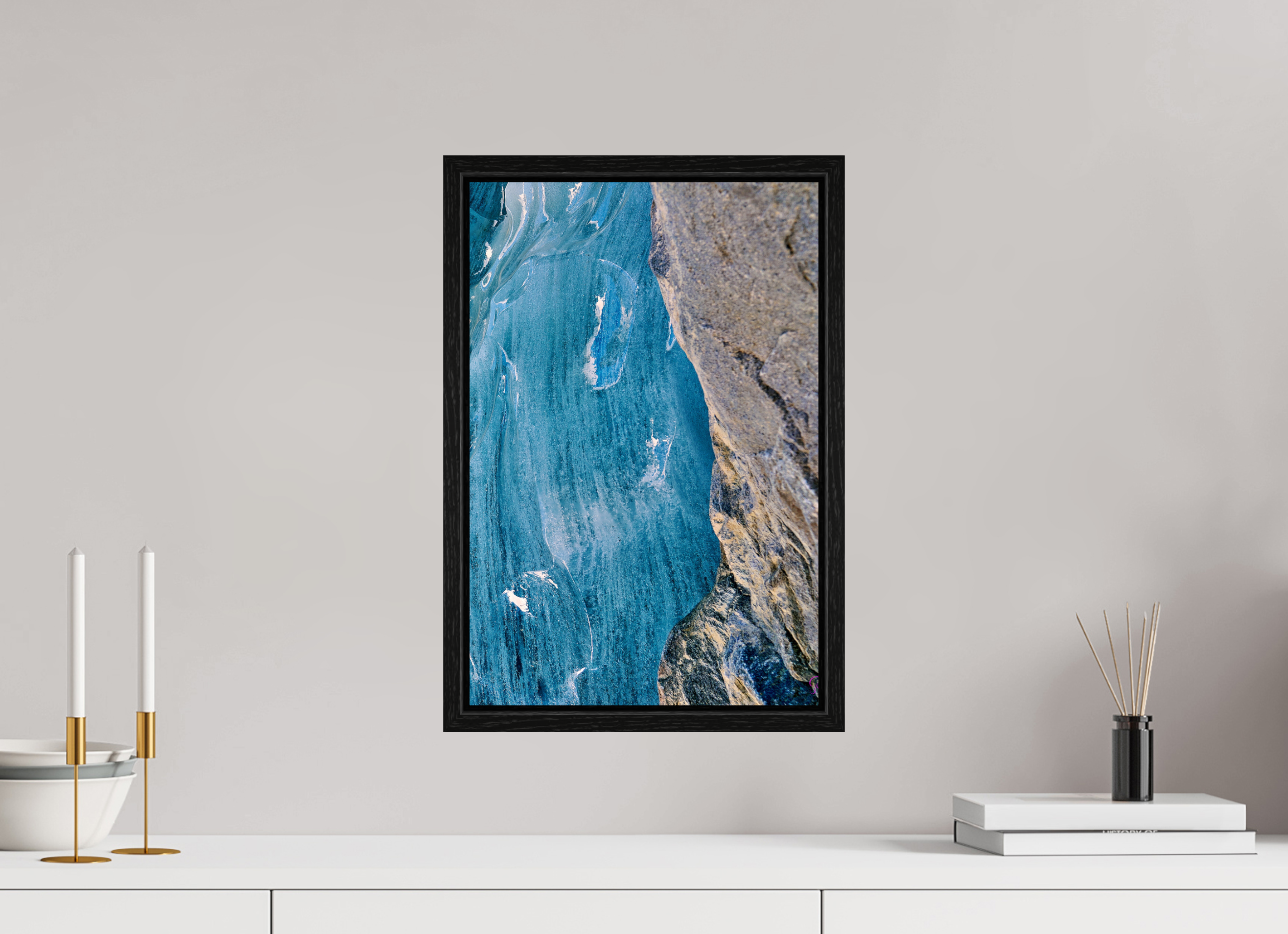 30 x 45 cm, Floater Frame Morteratsch 6
