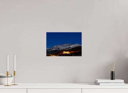30 x 20 cm, Fotoleinwand glänzend ohne Rahmen Sils 20