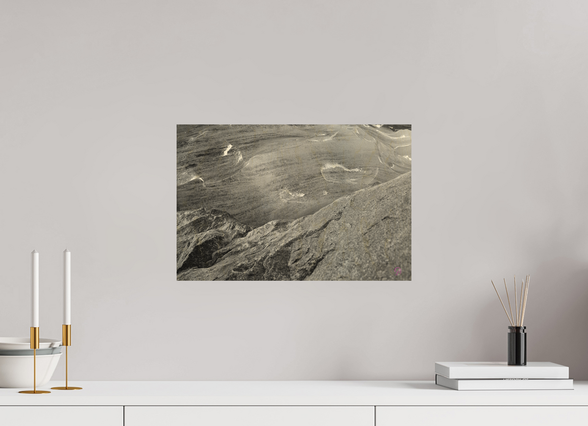 45 x 30 cm, Druck auf Holz Morteratsch 7